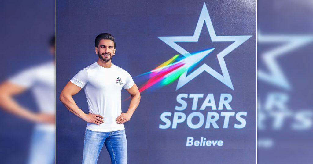 स्टार स्पोर्ट्स ने बॉलीवुड अभिनेता रणवीर सिंह को अपना ब्रांड एंबेसडर बनाया |_40.1