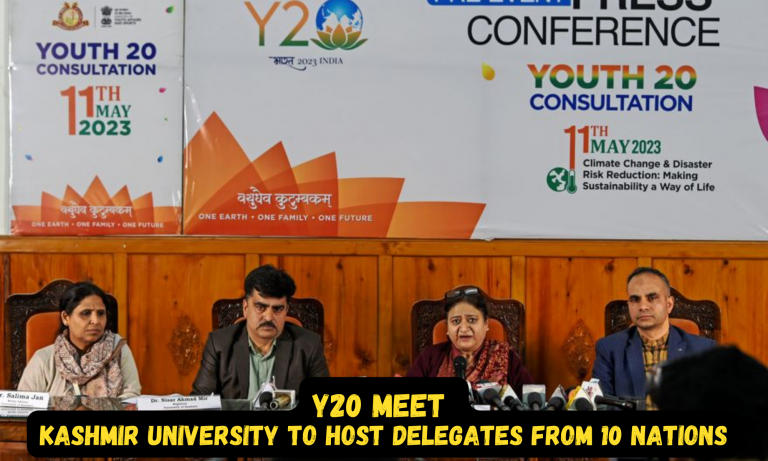 Y20 Meet: कश्मीर विश्वविद्यालय 10 देशों के प्रतिनिधियों की मेजबानी करेगा |_40.1
