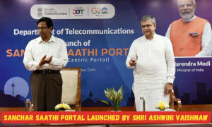 केंद्रीय मंत्री श्री अश्विनी वैष्णव ने किया संचार साथी पोर्टल का शुभारंभ