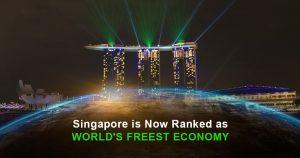 सिंगापुर विश्व की सबसे मुक्त अर्थव्यवस्था के रूप में हांगकांग से आगे निकल गया