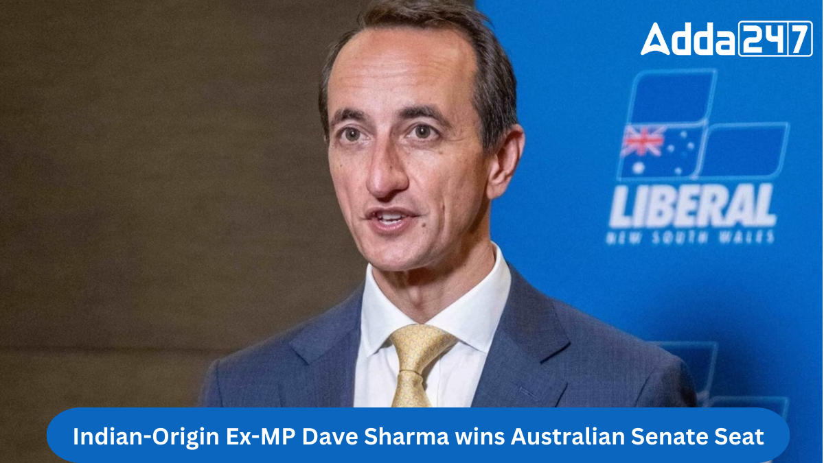 भारतीय मूल के पूर्व सांसद डेव शर्मा ने ऑस्ट्रेलियाई सीनेट सीट जीती |_20.1