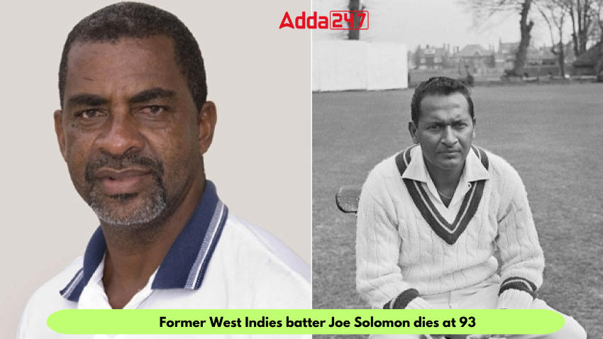वेस्टइंडीज के पूर्व बल्लेबाज जो सोलोमन का 93 साल की उम्र में निधन |_20.1