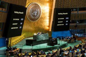 भारत ने संयुक्त राष्ट्र में गाजा युद्धविराम की मांग वाले प्रस्ताव के पक्ष में किया मतदान