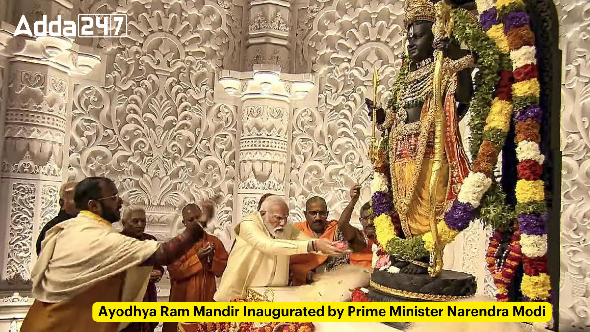 प्रधानमंत्री नरेंद्र मोदी ने अयोध्या राम मंदिर का उद्घाटन किया |_20.1