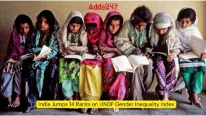 यूएनडीपी लैंगिक असमानता सूचकांक में भारत ने 14 पायदान की छलांग लगाई |_3.1