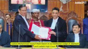 मोहम्मद यूसुफ वानी ने जम्मू कश्मीर हाई कोर्ट के अतिरिक्त न्यायाधीश के रूप में ली शपथ |_3.1