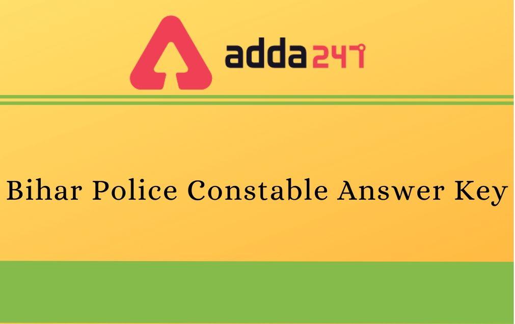 Bihar Police Constable Answer Key 2020 Out To Be Out Soon_30.1