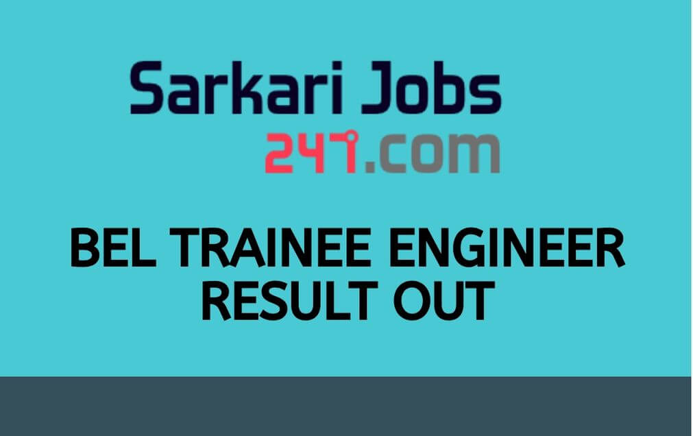 BEL Trainee Engineer Result 2020 Out: Check Result & Interview Date_30.1