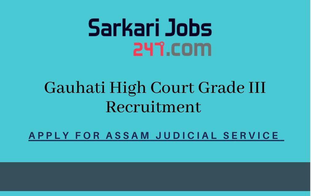 Gauhati High Court Recruitment 2020 Out: Apply Online For Grade 3 Judicial Service_30.1