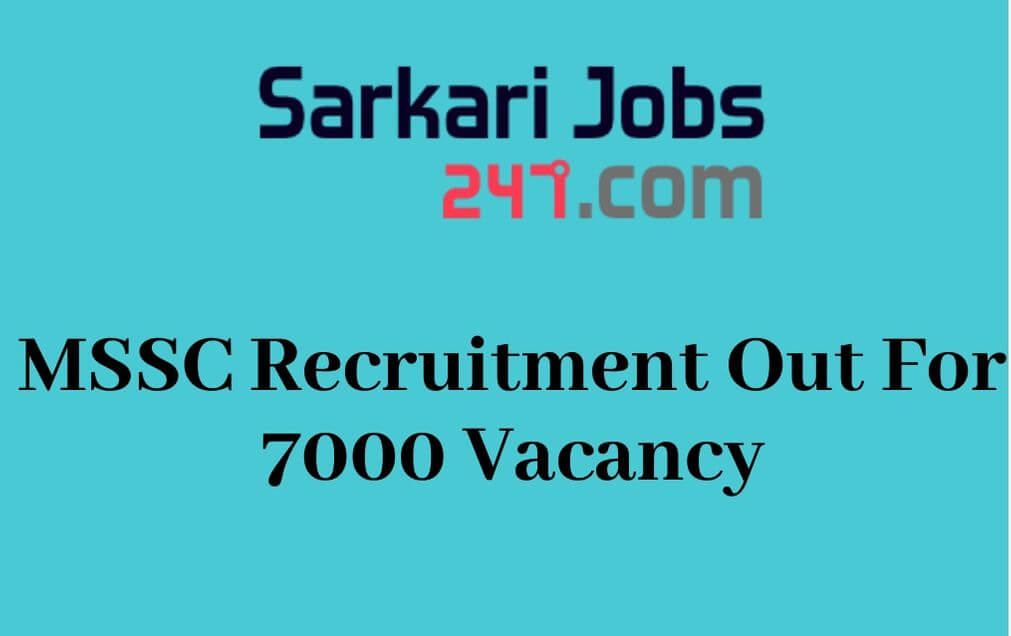 MSSC Recruitment 2020 Out: Apply Online For 7000 Security Guard_30.1