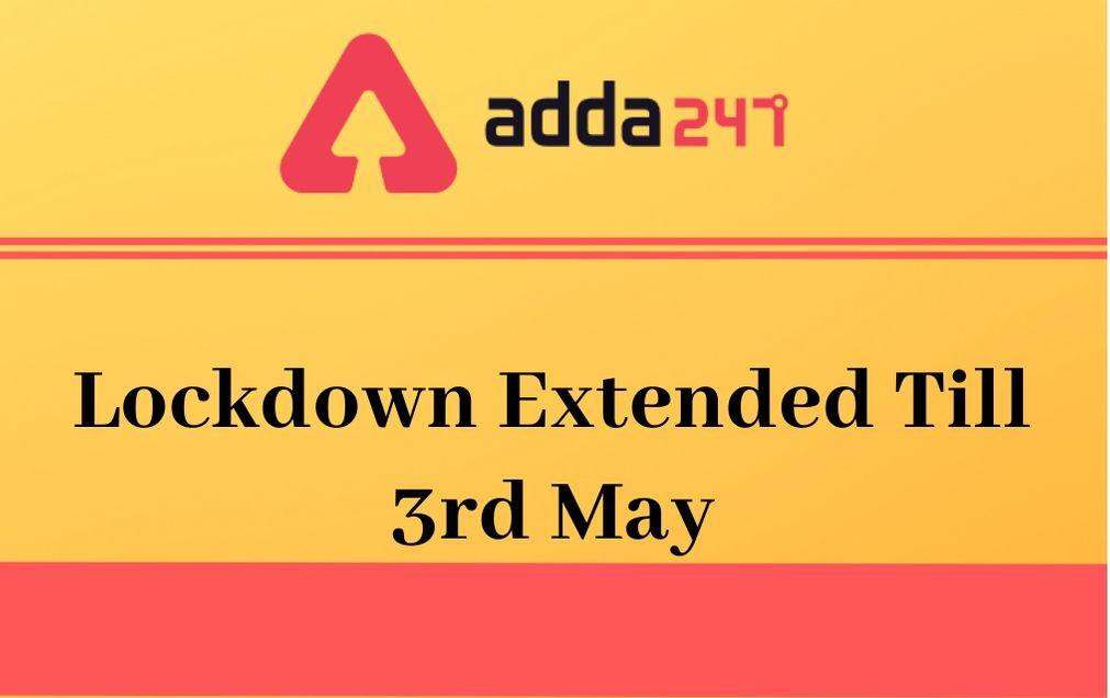 Lockdown Extended Till 3rd May: Modi Lockdown Speech_30.1
