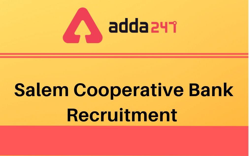 Salem Cooperative Bank Office Assistant Recruitment 2020_30.1