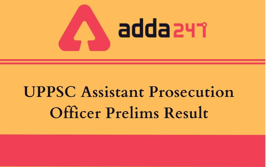 UPPSC Assistant Prosecution Officer Prelims Result 2020 Out_30.1