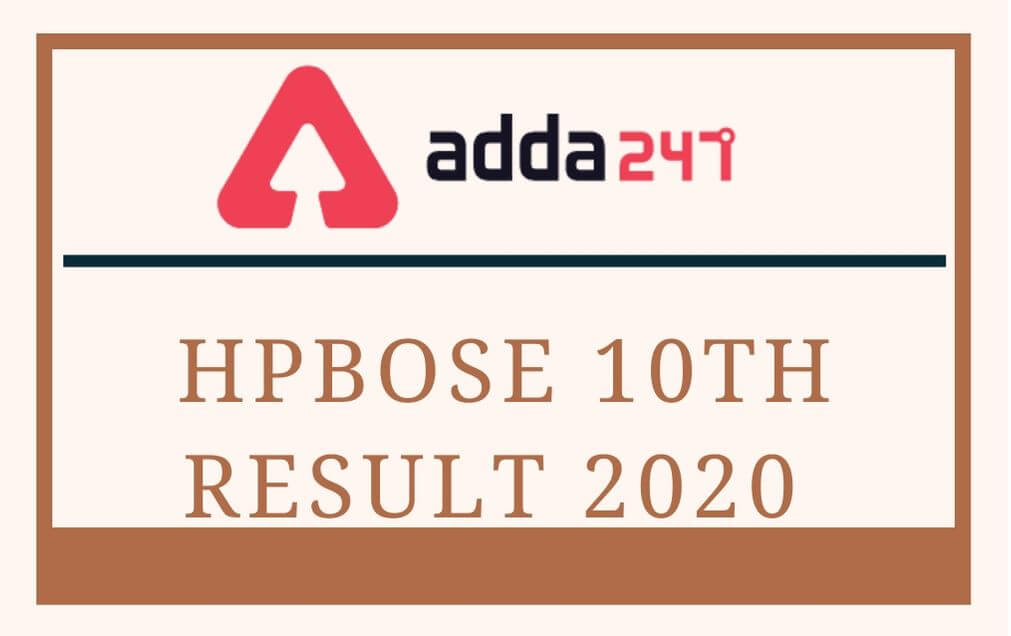 HPBOSE 10th Result 2020 Released By Roll Number: Check Result_30.1