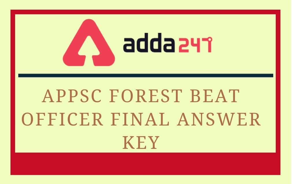 APPSC Forest Beat Officer Final Answer Key 2020 PDF Out_30.1