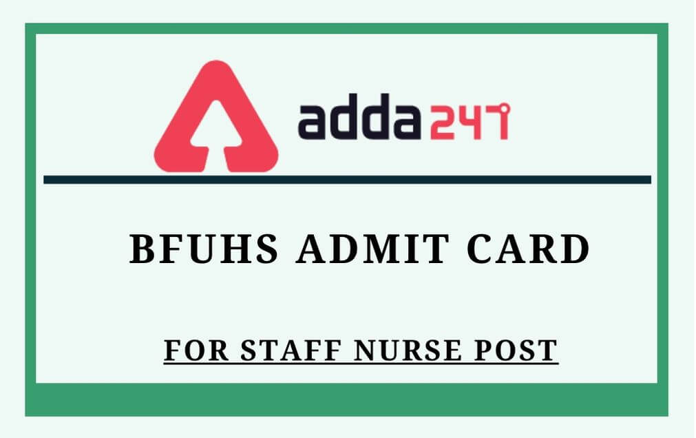 BFUHS Admit Card 2020 Released: Download MPHW Admit card_30.1