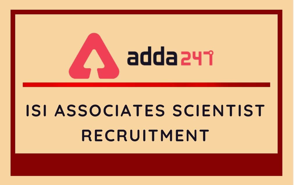 ISI Associates Scientist Recruitment 2020: Apply Online Link_30.1