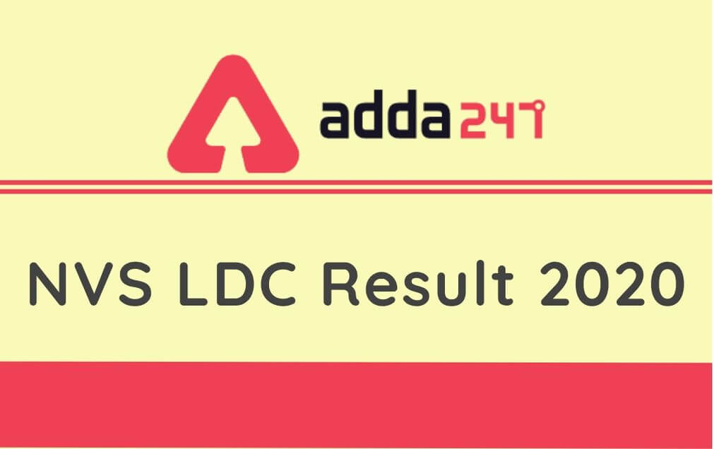 NVS LDC Result 2020 Out: Check NVS LDC Stage I Result PDF_30.1