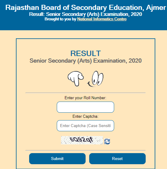 RBSE 12th Arts Result 2020 Out: Rajathan Board Class 12 Arts Sarkari Result 2020_50.1