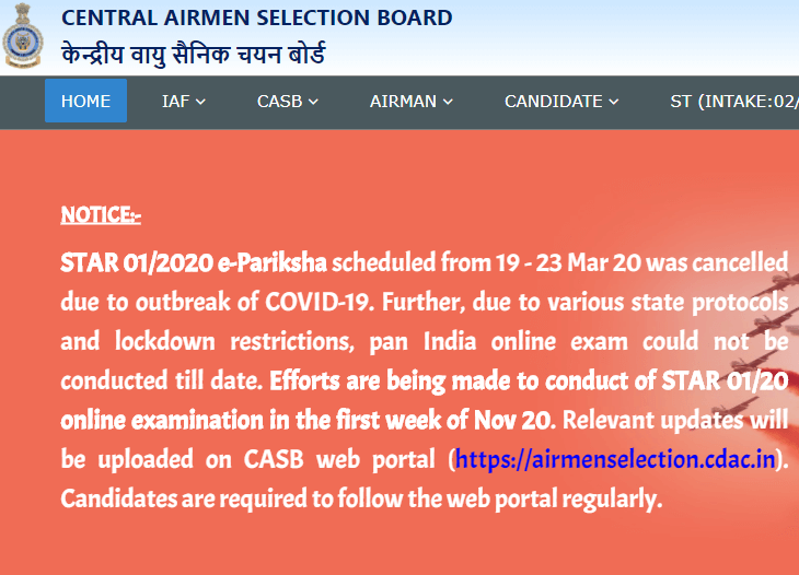 Airmen Exam Date 2020 Out: Check Revised Exam Date For IAF Group X, Y Here_100.1