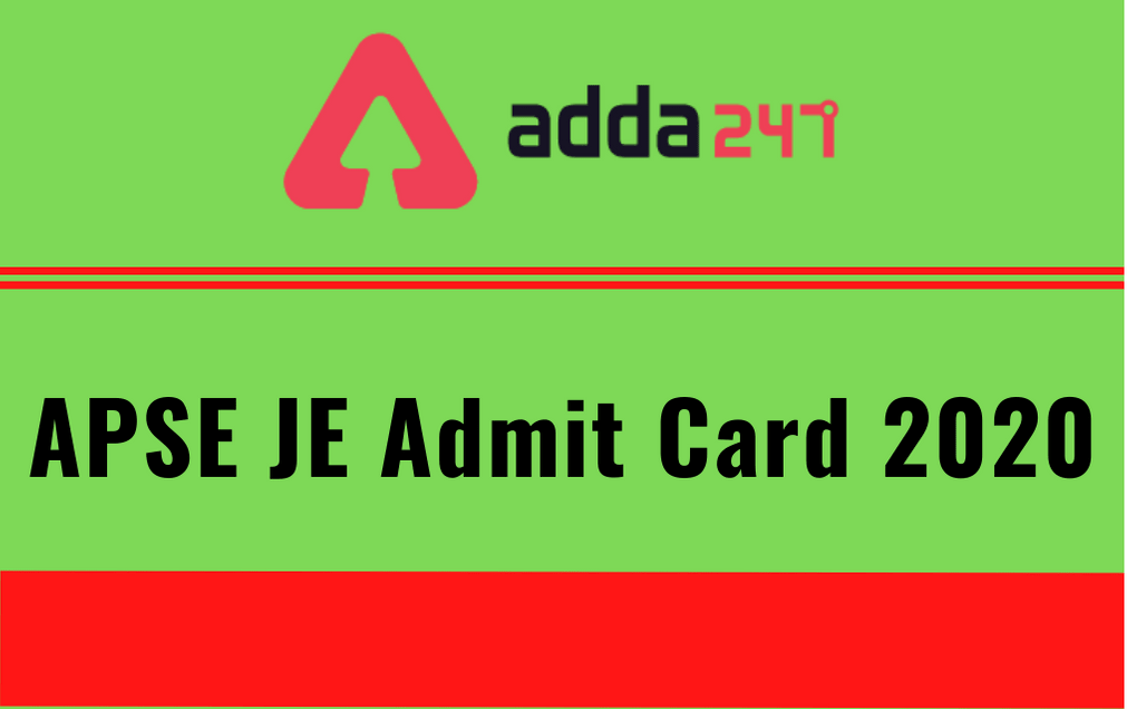 APSC Admit Card 2020 Released: Download Junior Engineer (Civil) Call Letter 2020_30.1