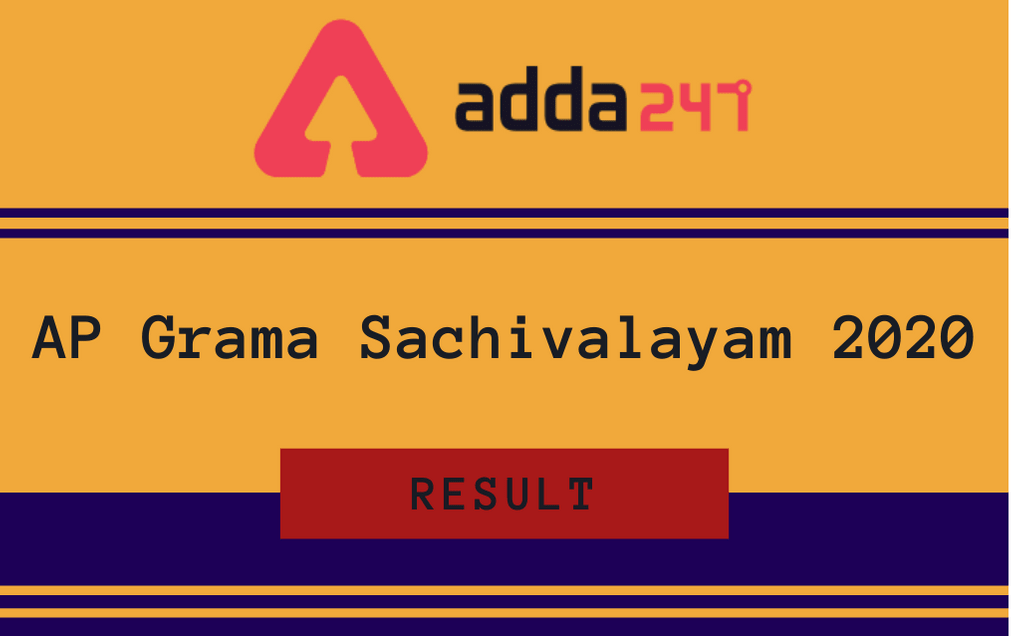 AP Grama Sachivalayam Result 2020 Out: Direct Link to Check Grama Sachivalayam Result_30.1