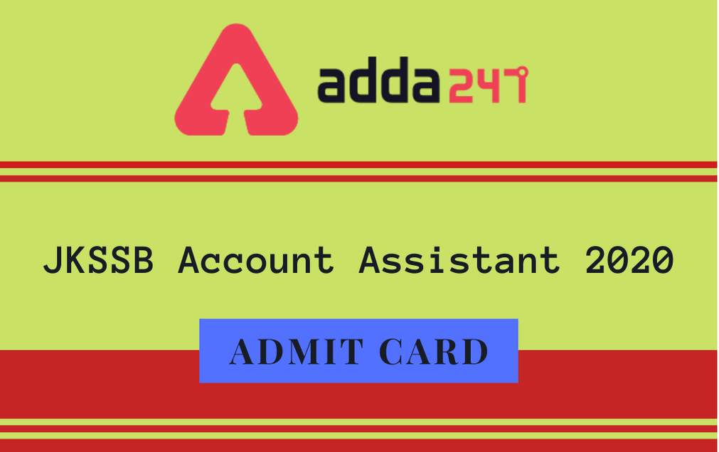 JKSSB Account Assistant Admit Card 2020 Out @jkssb.nic.in_30.1