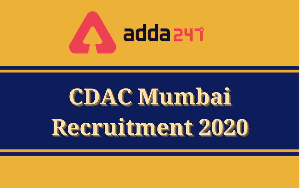 CDAC Mumbai Recruitment 2020 Released: Apply Online for 60 Project Engineer Posts_30.1
