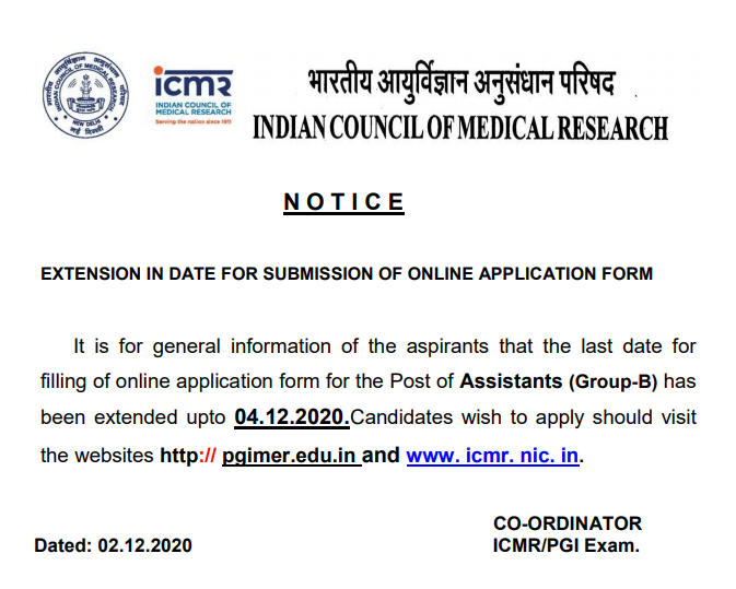 ICMR Recruitment 2020: Apply Online For 80 Assistant Vacancies @icmr.nic.in_60.1