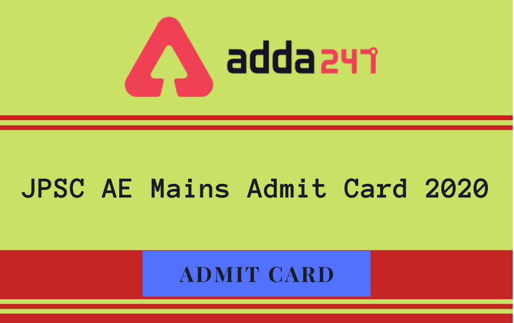 JPSC AE Mains Admit Card 2020 Out: Download Assistant Engineer Hall Ticket_30.1