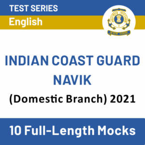 Indian Coast Guard Recruitment 2021: Online Form For 350 Navik & Yantrik 01/2022_60.1