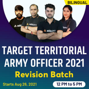 Territorial Army Syllabus and Exam Pattern 2021_50.1
