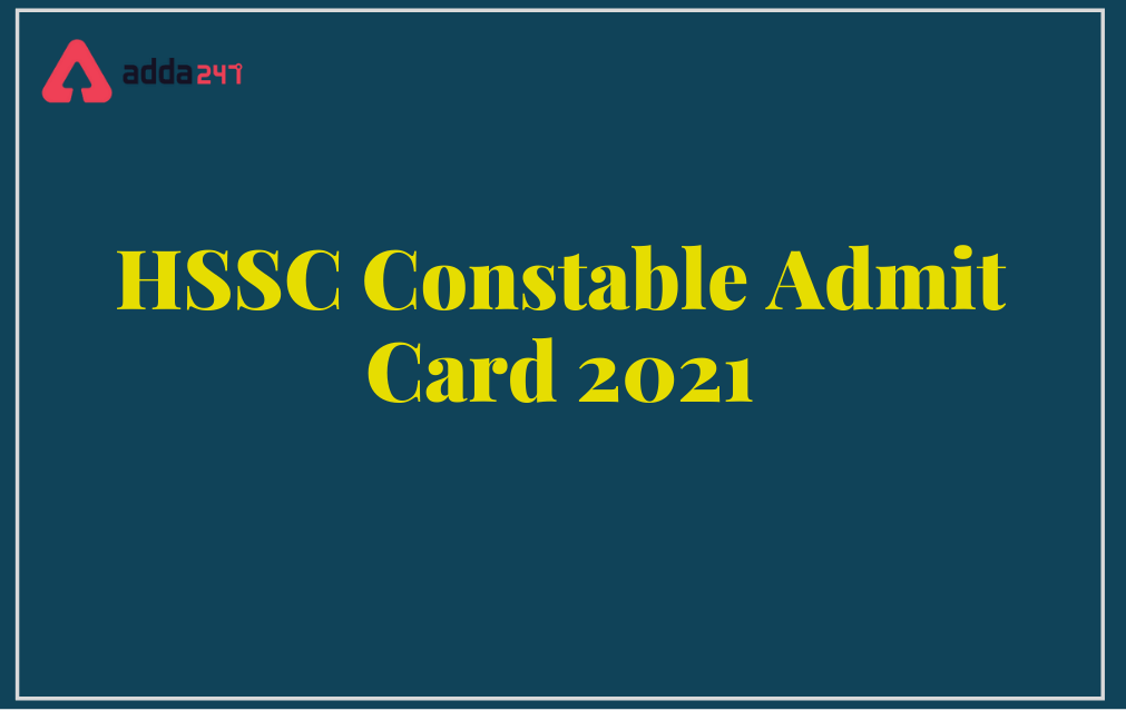 HSSC Constable Admit Card 2021 Out for 7298 Male Constable_30.1