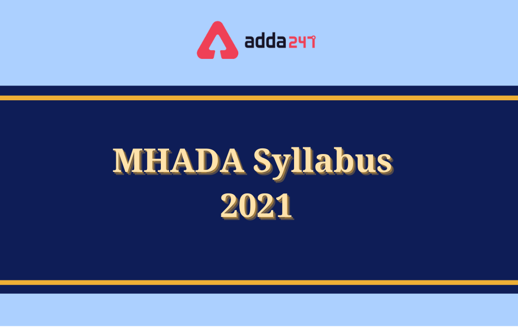 MHADA Syllabus 2021, Exam Pattern for all posts_30.1