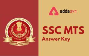 ssc mts answer key 2021