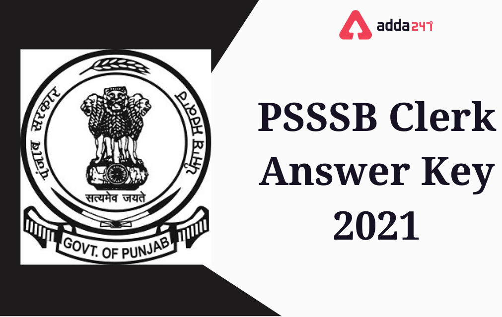 PSSSB Clerk Answer Key 2021 Out, Raise Objection Till 9 Jan_30.1
