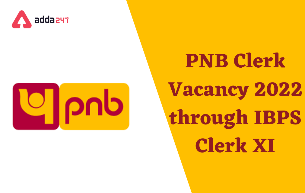PNB Clerk Vacancy 2022 through IBPS Clerk XI Out_30.1