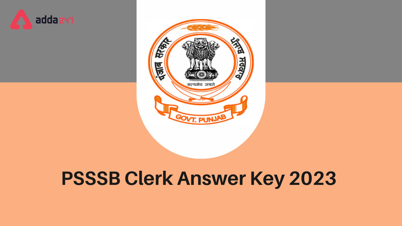 PSSSB Clerk Answer Key