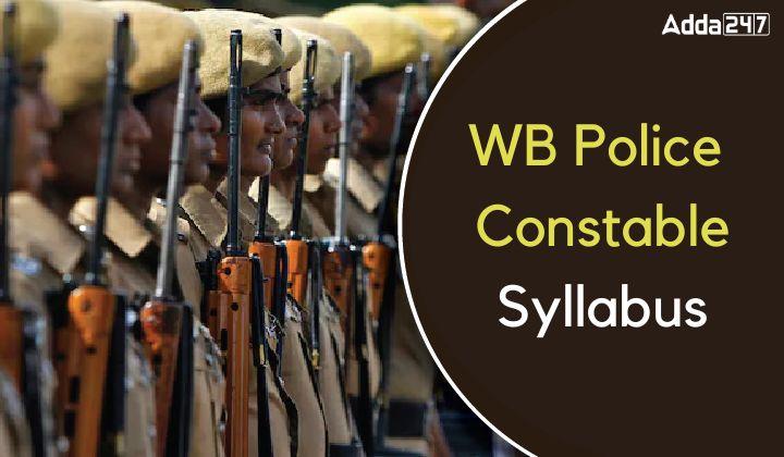 WB Police Constable Syllabus