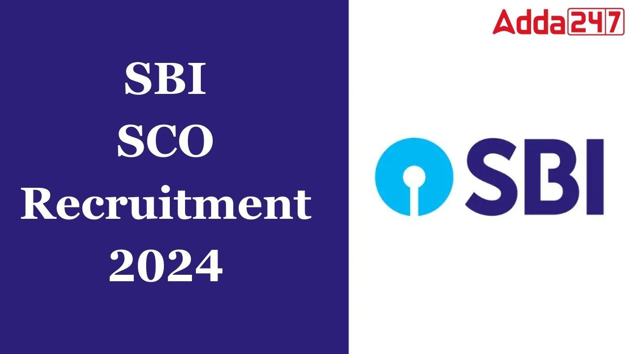 SBI SCO Recruitment 2024