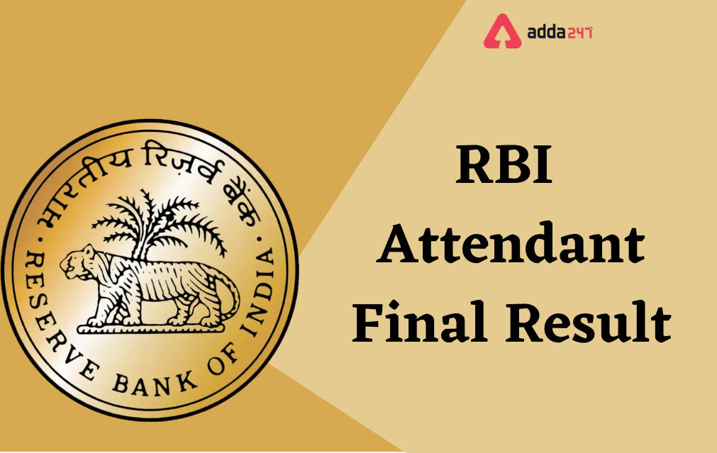 RBI Attendant Final Result 2021 Out, Region-Wise Selected Candidates List_30.1