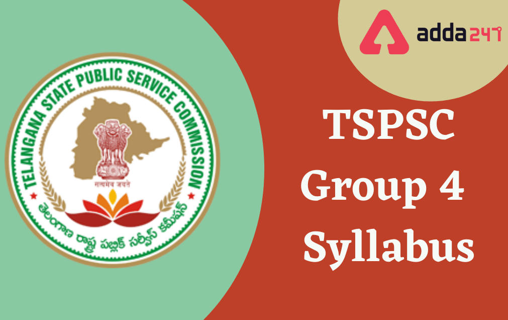 TSPSC Group 4 Syllabus 2022 for Paper-1 & 2, Download PDF_30.1