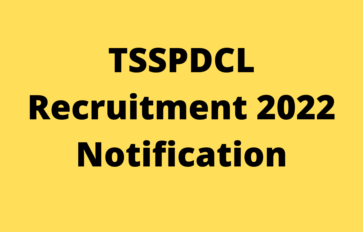 TSSPDCL Recruitment 2022 Notification Out for 1271 Vacancies_30.1
