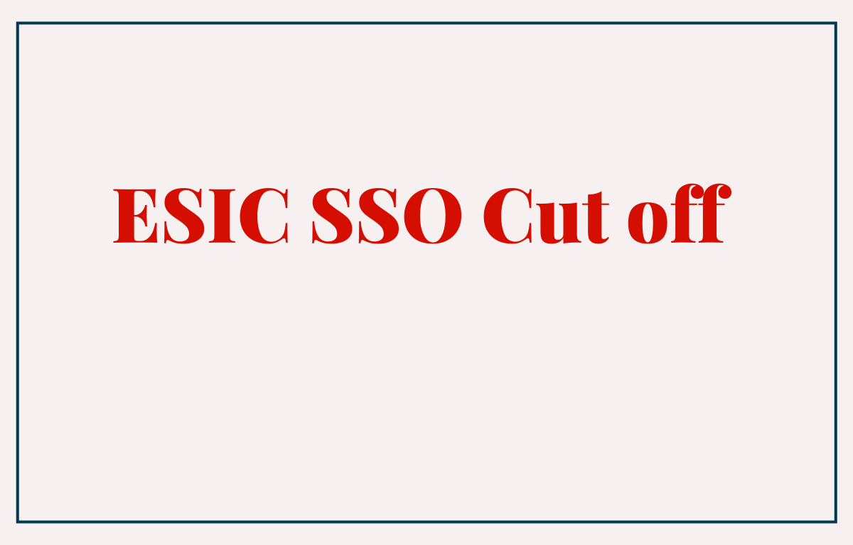 ESIC SSO Cut Off 2023, Category-wise Cut Off Marks_30.1