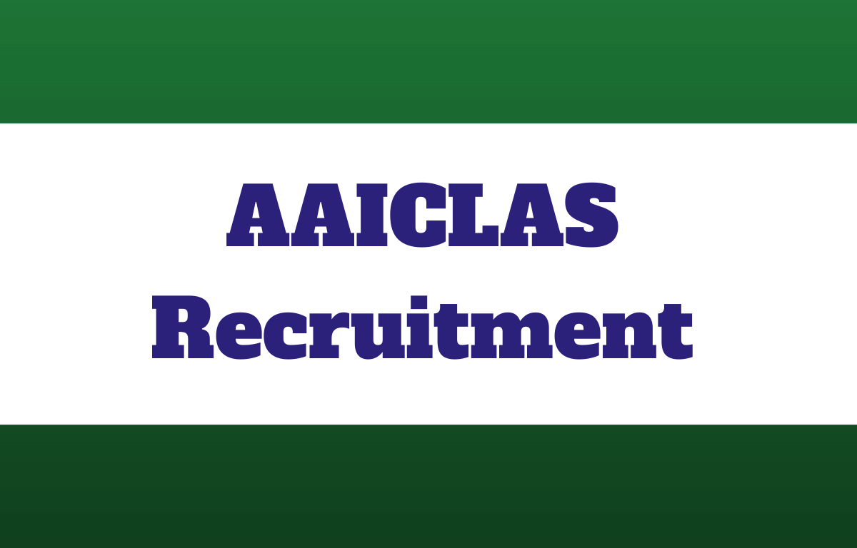 AAICLAS Recruitment (1)