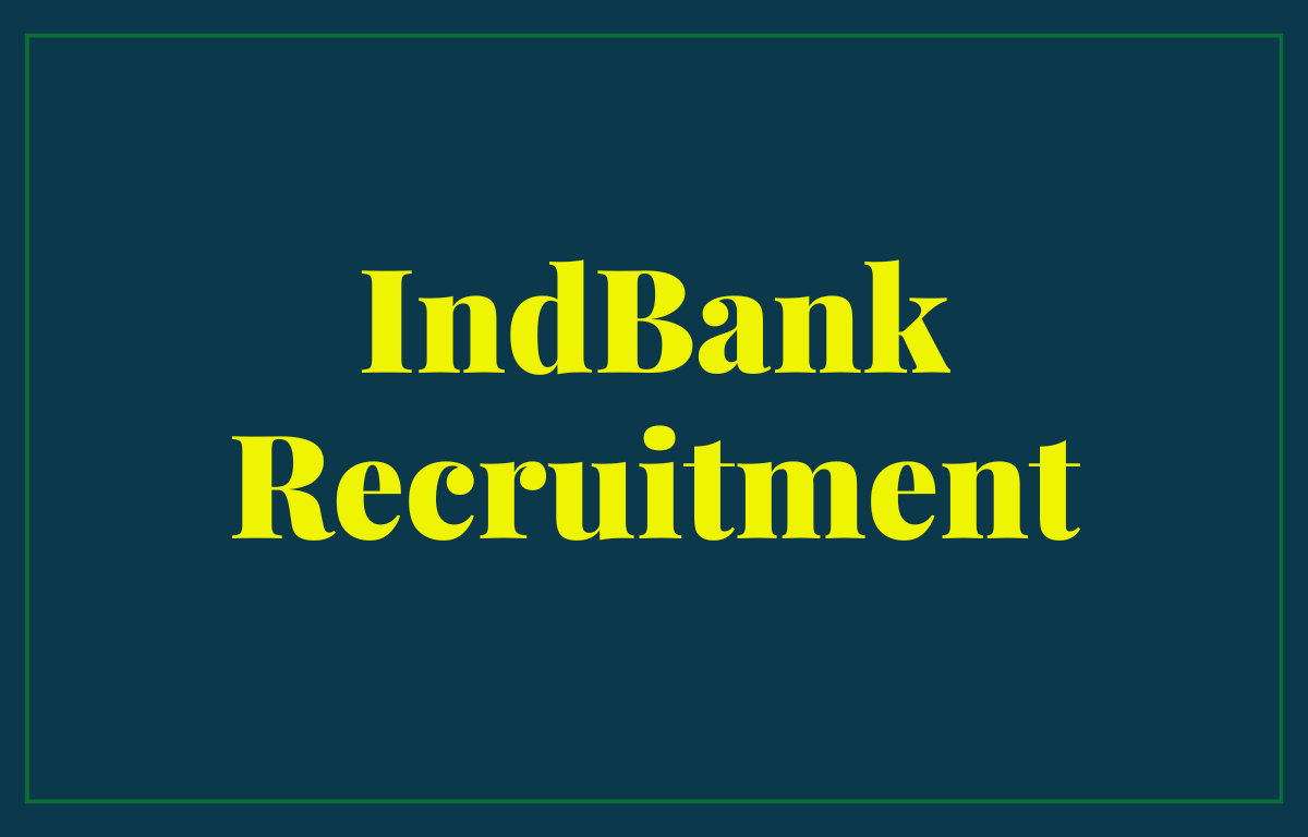 IndBank Recruitment