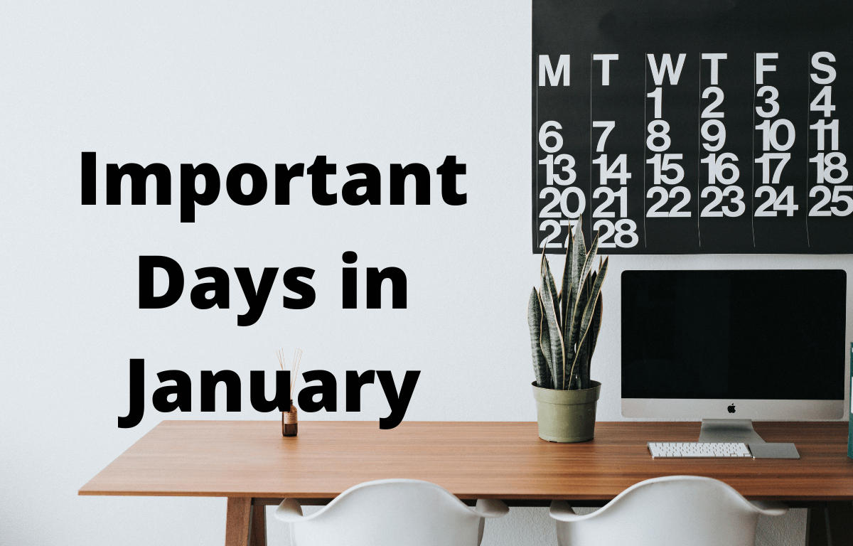 Important Days in January (1)