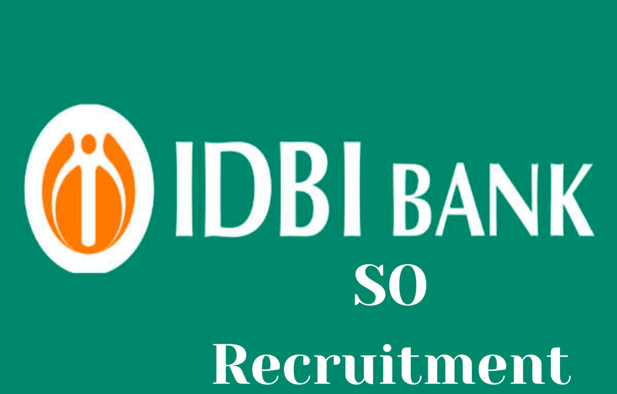 IDBI Bank SO Recruitment