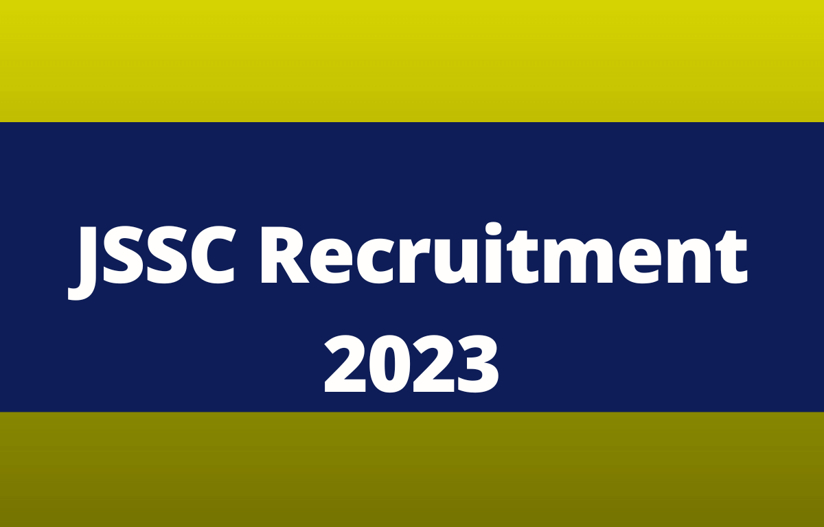 JSSC Recruitment 2023