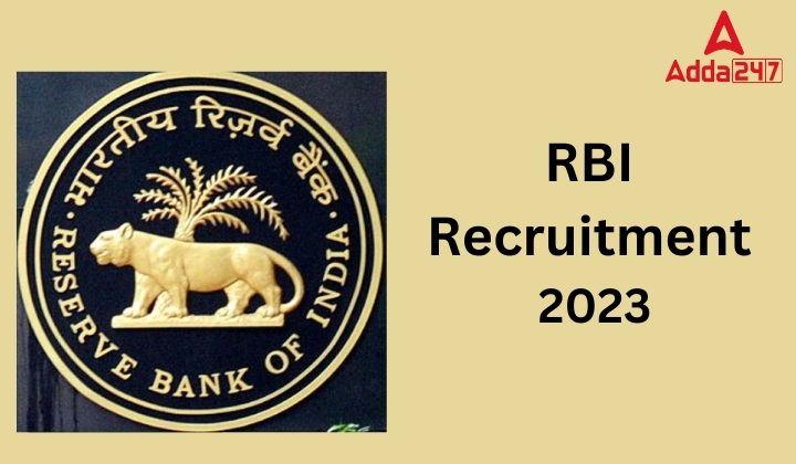 RBI Recruitment 2023